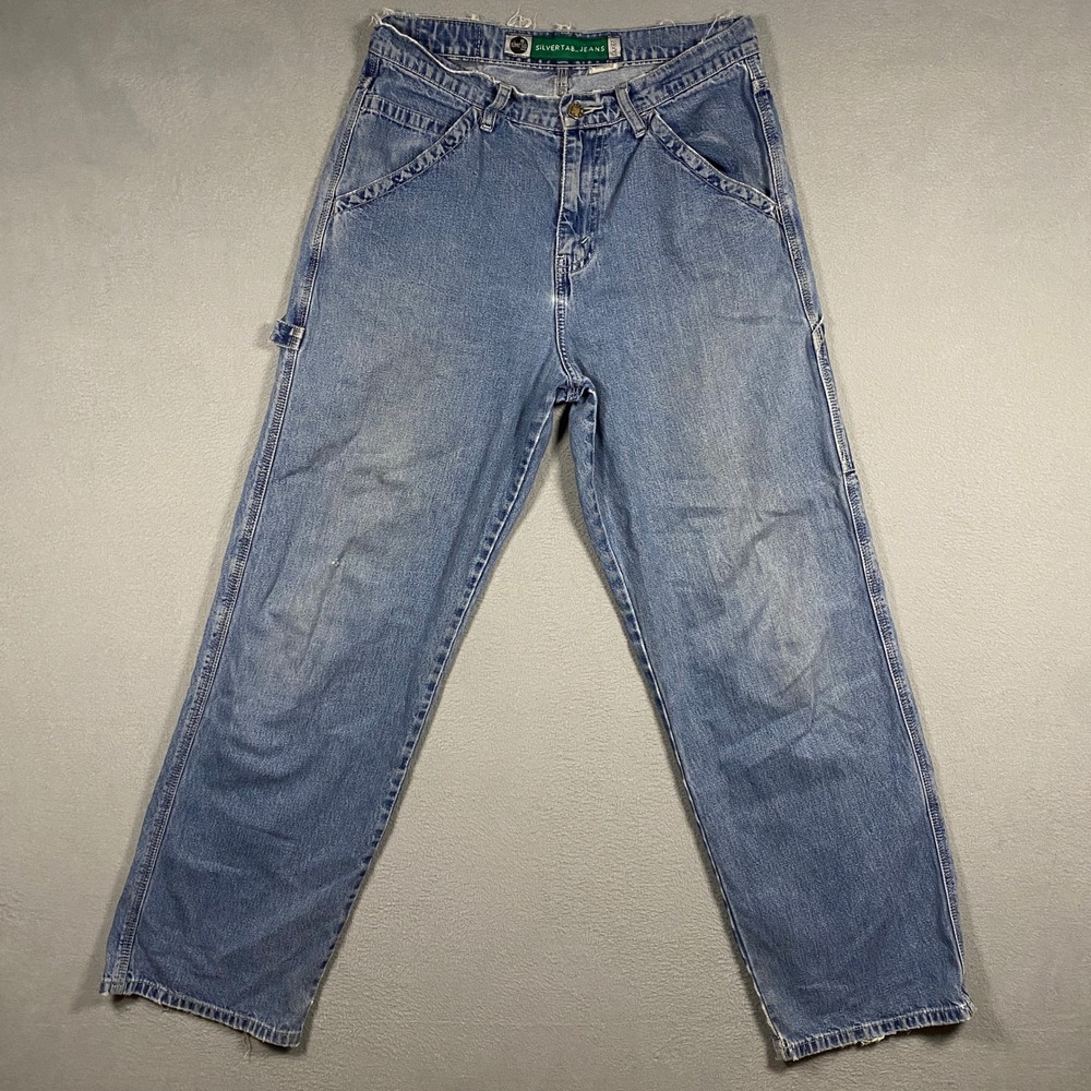 Levi's SilverTab Carpenter Jeans Mens 31 Blue Baggy Vintage 90s 44655-0740